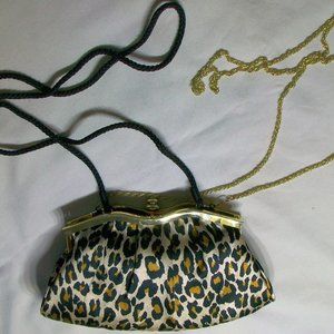 Target Leopard Print Small Evening Clutch Purse